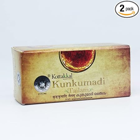 Golden Oldie Herbs | Kunkumadi Tailam-10ml (Pack of 2) | Of Arya Vaidya Sala Kottakkal