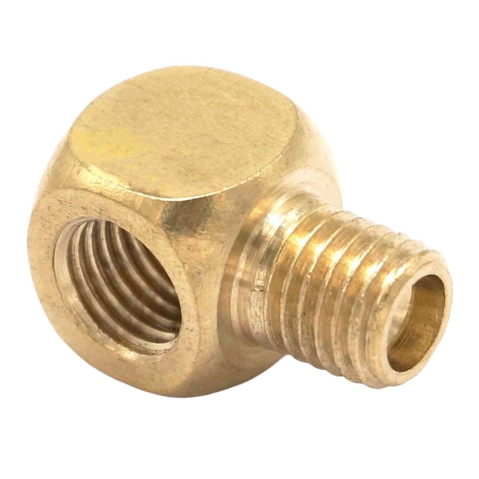 1 sztuka M5 M6 M8 M10 metryczny /1/8" 0.6 cm 1 cm 1.3 cm gwint BSPP męski-żeński kolanko mosiężne złączki do rur olejowych do bloku kolektora (typ 6)