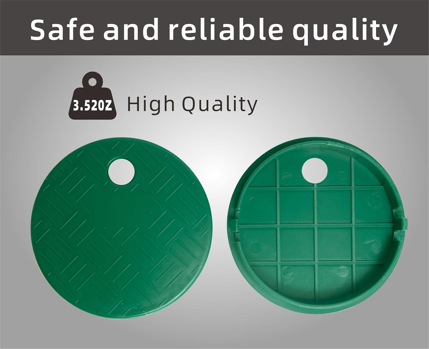 2 PCS Valve Box Cover Lid ID 5.5" OD 6" for Sprinkler Irrigation System image 4