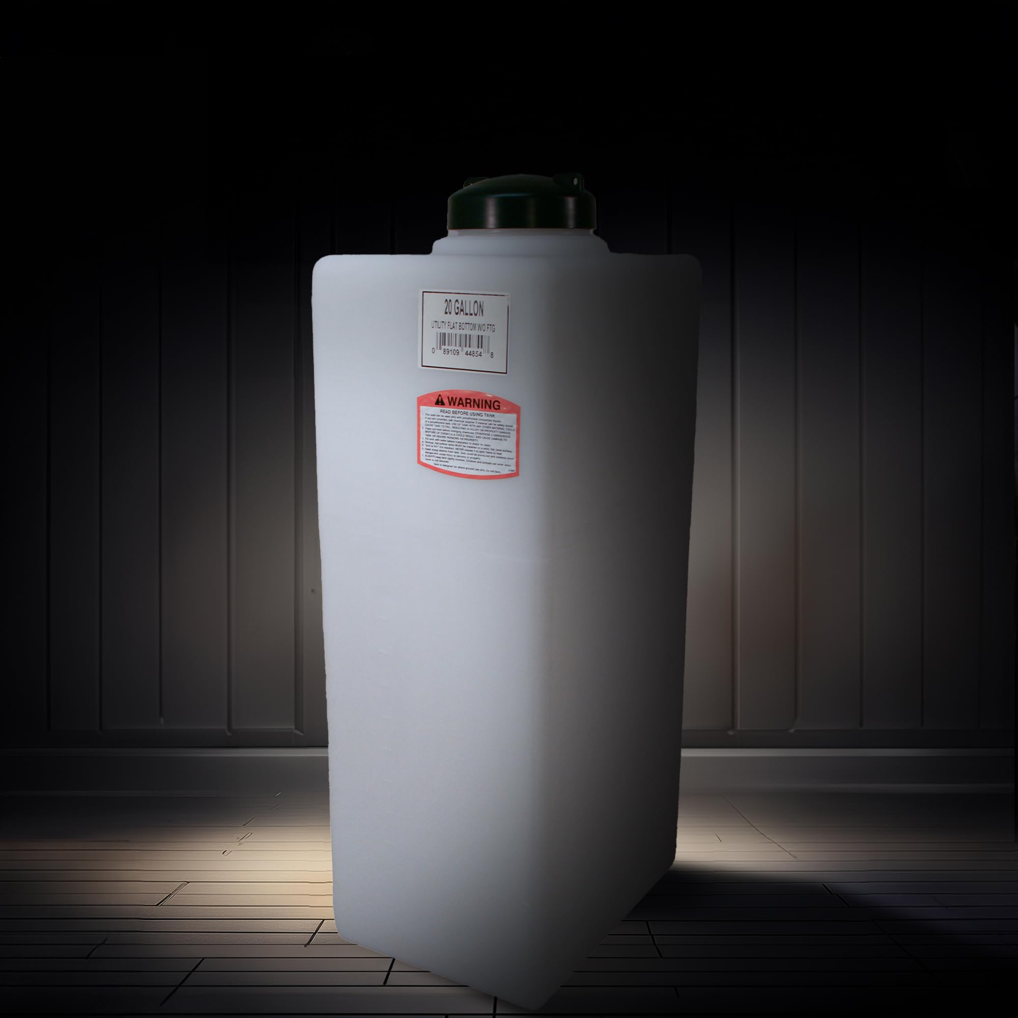 Norwesco 20 Gallon Flat Bottom Utility Tank