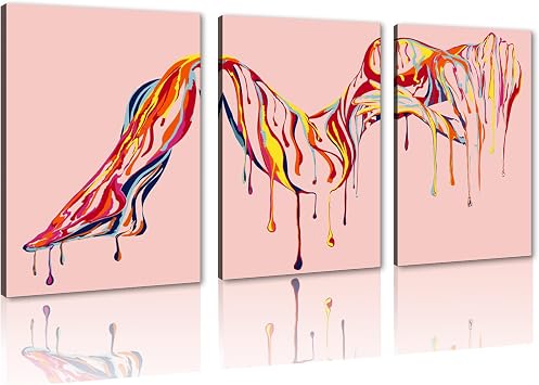 Yatsen Bridge Woman Canvas Wall Art Set Woman Posters and Prints Sexy Abstract Art Sexy Home Decor for Living Room Bedroom Bathroom Laundry Decoration Framed Ready to Hang 20x28inchx3Pcs