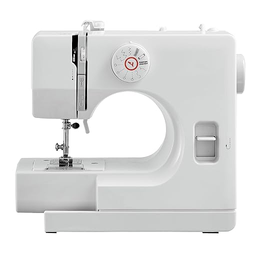 JUCVNB Mini Sewing Machine for Beginners, Small Portable Sewing Machine for Kids, Adult Mending Machine with Reverse Sewing and 12 Built-In Stitches, Suitable for Household and Travel