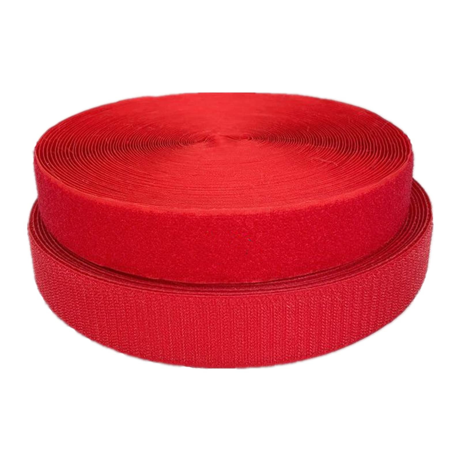 YunYunStrap Hook and Loop Tape Sew On 50MM Back Side Non Self Adhesive Nylon Strips Fabric Fastener Interlocking Tape for Clothing, Crafts DIY, Sewing Projects Around Home and Office