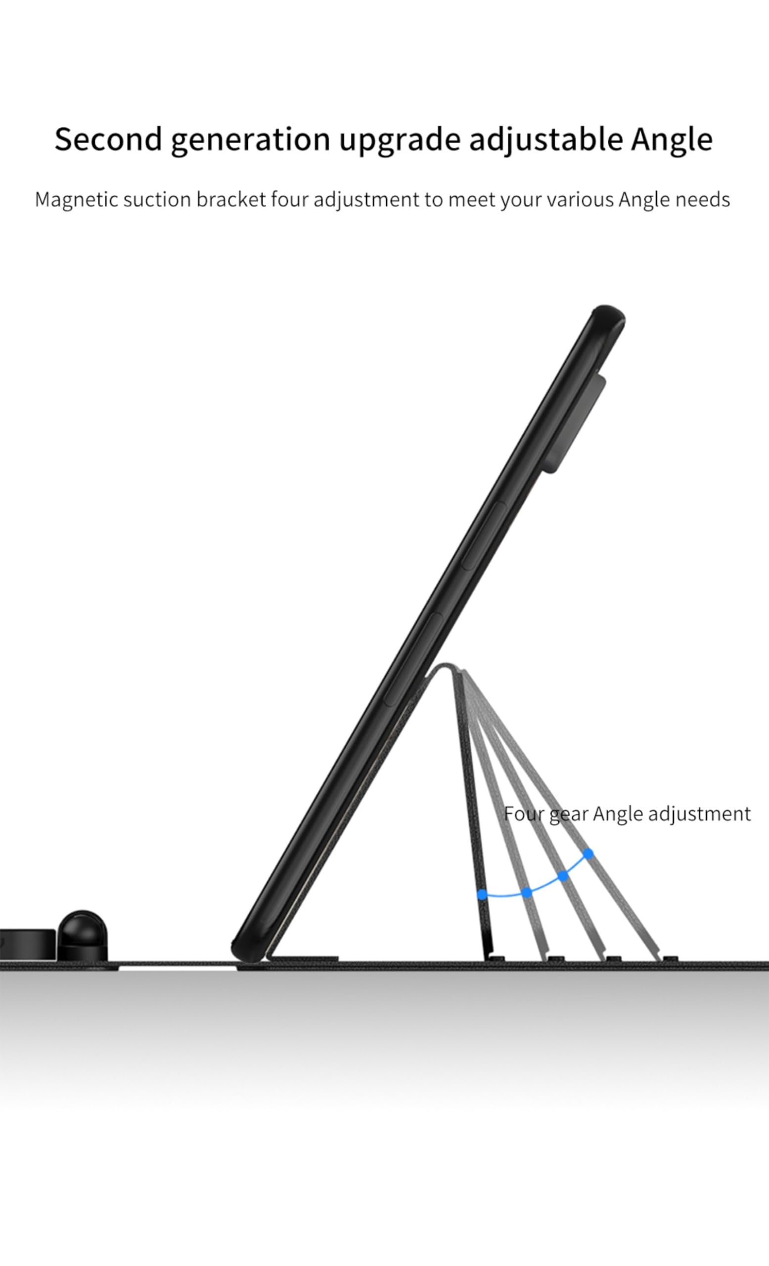 Zestaw Mobilnego Biura Do Tabletu I Telefonu, Klawiatura Bluetooth + Mysz Bezprzewodowa + Rysik + Skórzane Etui Z Regulowaną Podstawką, Do Podróży Służbowych/Pracy/Nauki (Czerwony)