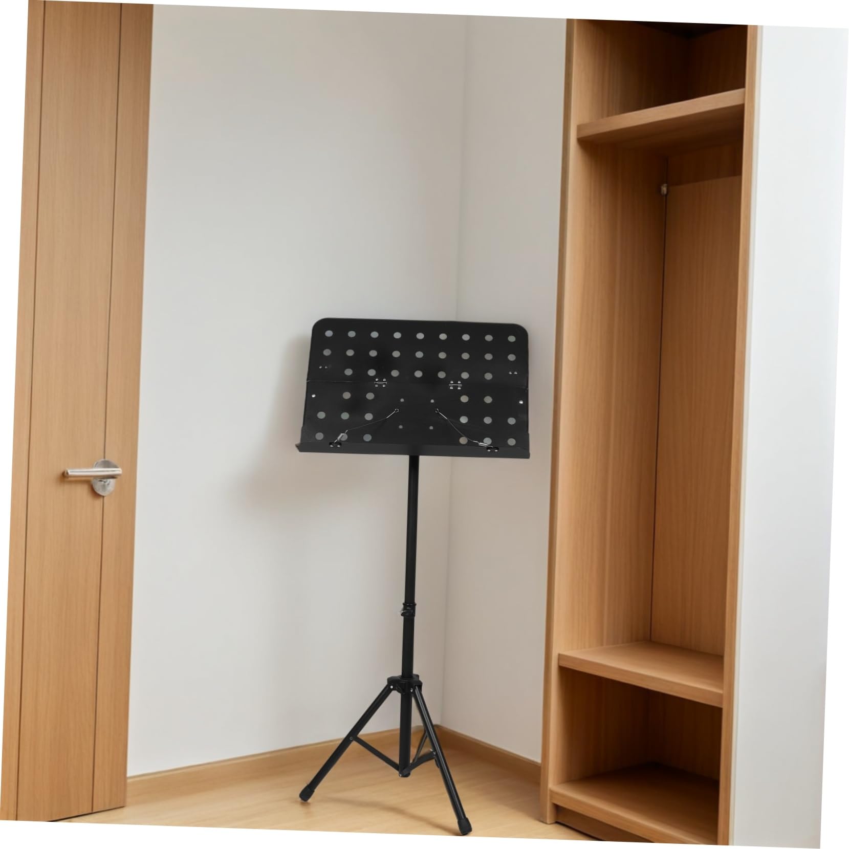 Toyvian Pupitre Portable Support Pliable Et Réglable En Hauteur Pour Partitions Idéal Pour Les Voyages La Pratique Du Piano Guitare De L'Orchestre Des Performances