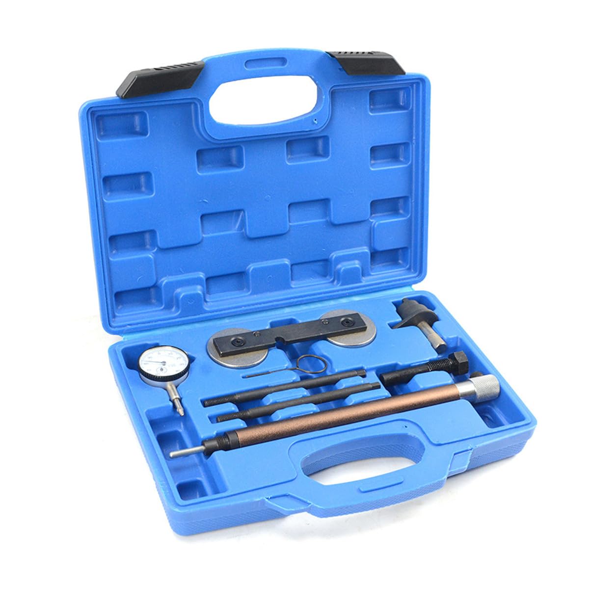 Set di Strumenti per La Messa in Fase della Catena del Motore, Supporto per Indicatore a Quadrante E Comparatore per VAG Audi VW Skoda Seat 1.2 1.4 1.6 TSI FSI