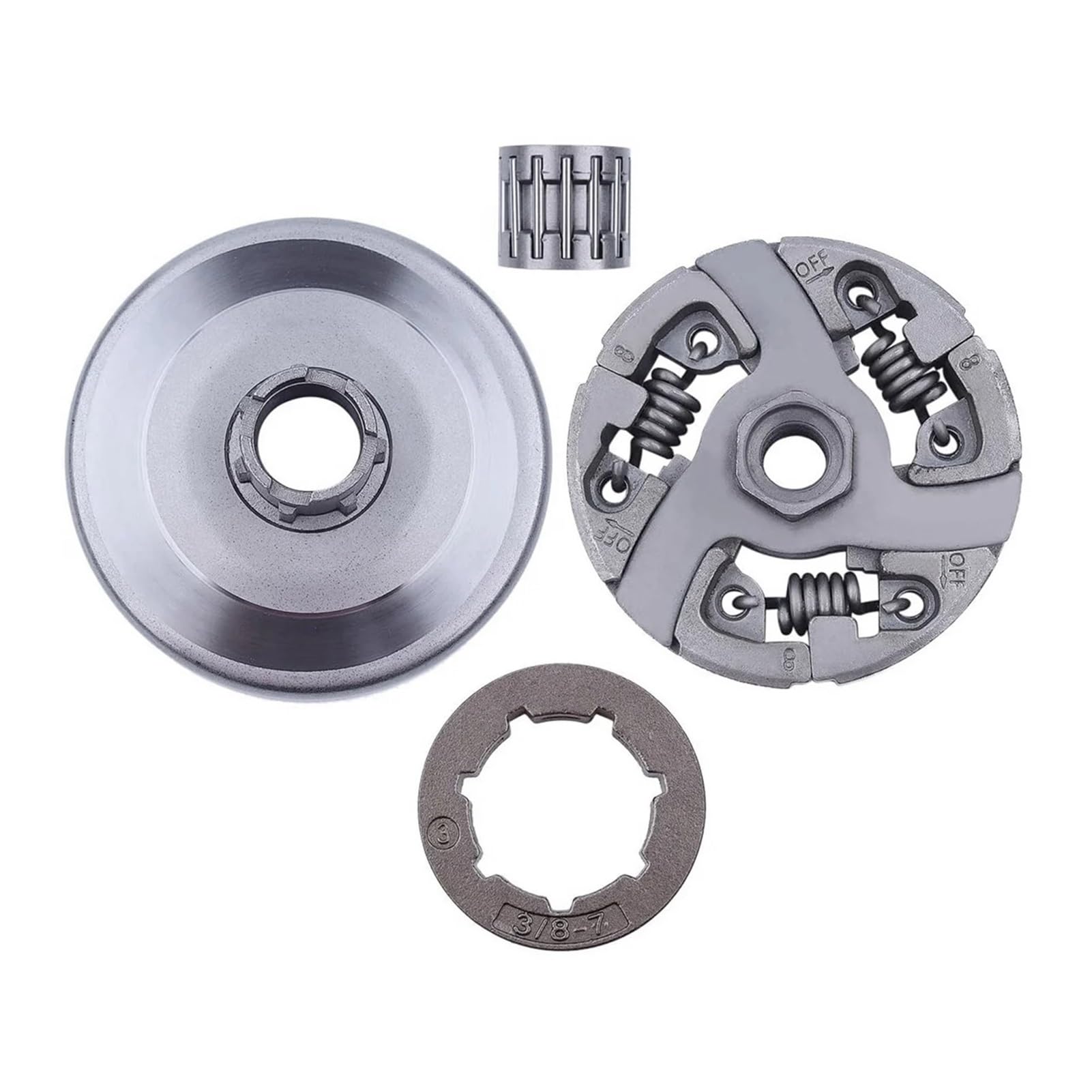 For 3120 394XP 395XP 3120XP Jonsered 2094 2095 Chainsaw 503701501 ABWP-3/8-7T Clutch Drum Rim Sprocket Bearing Kit
