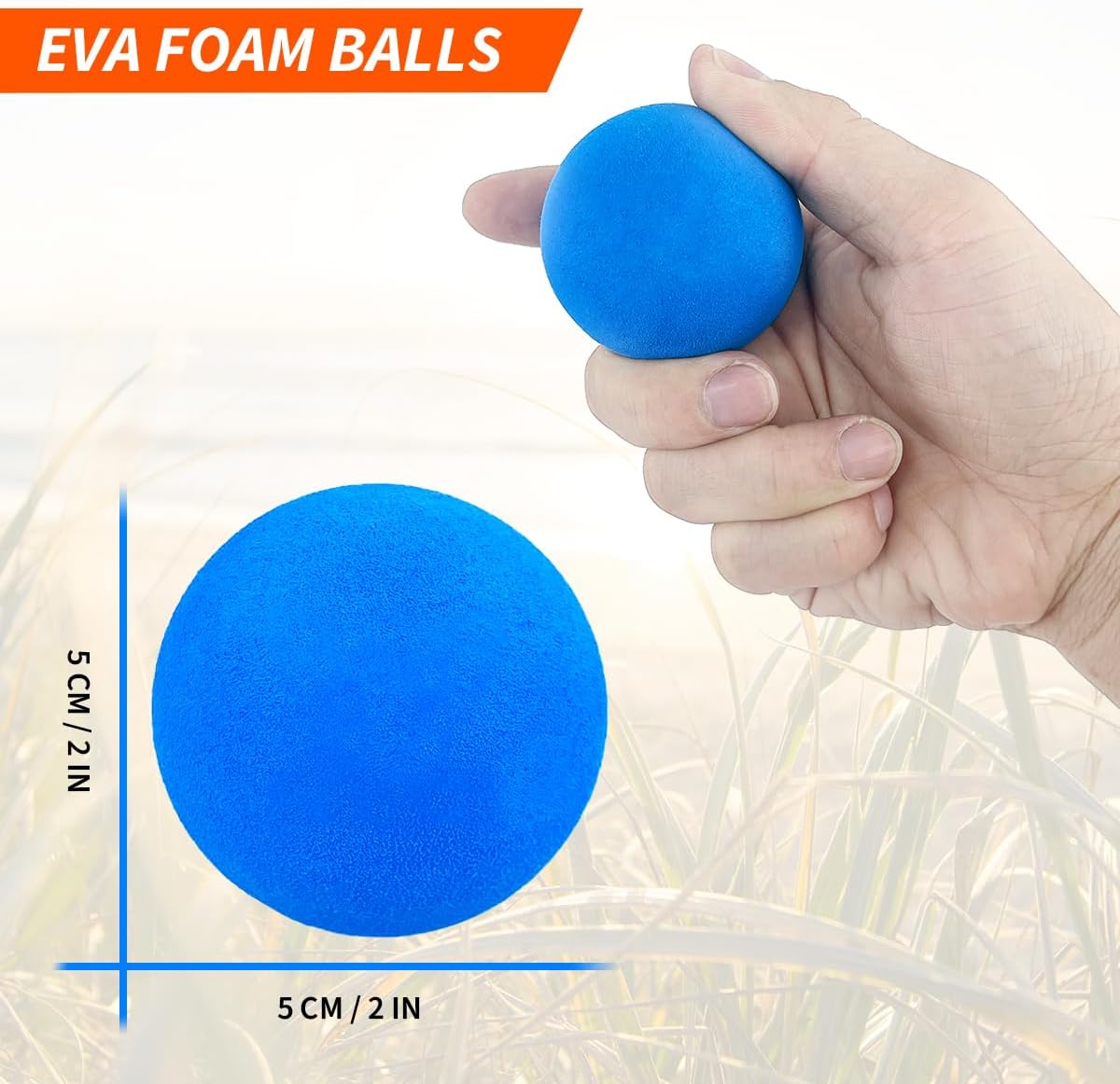 Pandahero Beach Paddle Ball Replacement Set - 12 Colorful High Visibility Waterproof Balls, Suitable for Smash Ball, Pro Kadima, and All Kinds of Outdoor Beach Paddle Games image 4