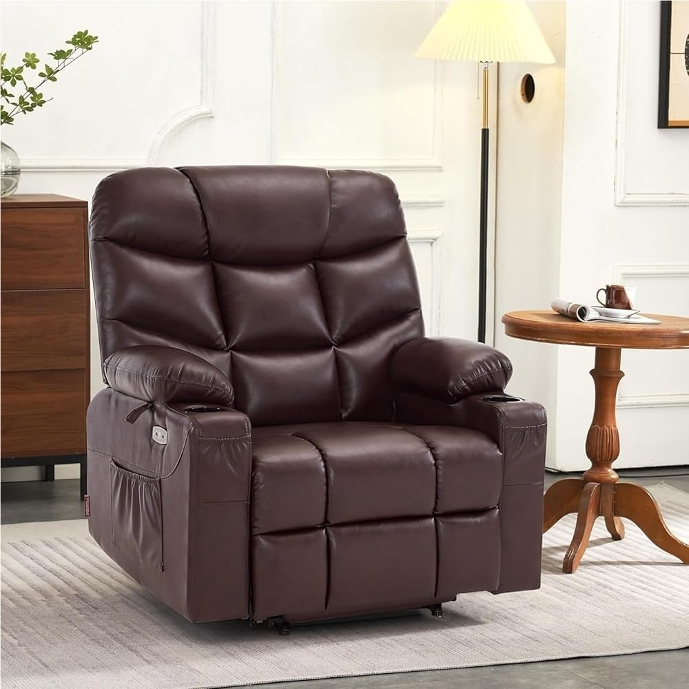 Home Theater Seating Power Lift Recliner Chair for Adults Adjustable Electric Recliner USB Port Ultra Comfortable Single Sofa