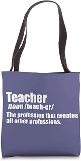 TEACHER Dictionary Definition Profession Creates other Meme Tote Bag