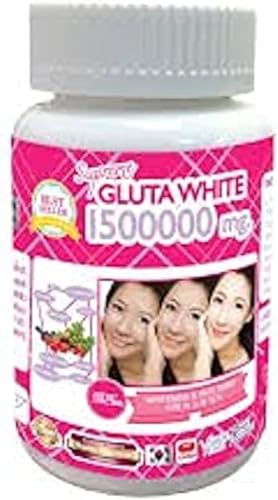 1 botella x 30 cápsulas blandas Supreme Gluta White 1500000mg. Super blanqueador glutatión antienvejecimiento. (blanqueamiento supremo de la piel