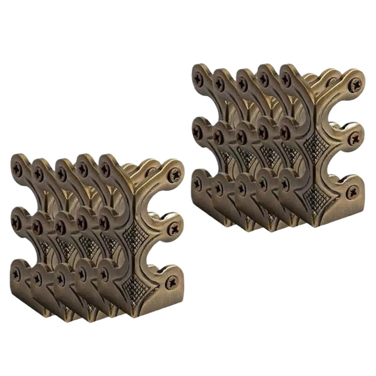 Skirting Board Corner Protectors 20pcs Baseboard Corner Protectors Solid Brass Skirting Board