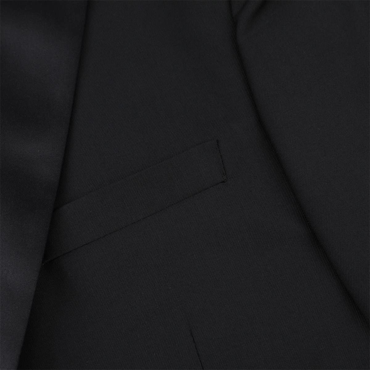 YOUTHUP Abito da Smoking da Uomo in 3 Pezzi con Revers a Lancia a 1 Bottone (Gilet e Pantaloni Blazer)