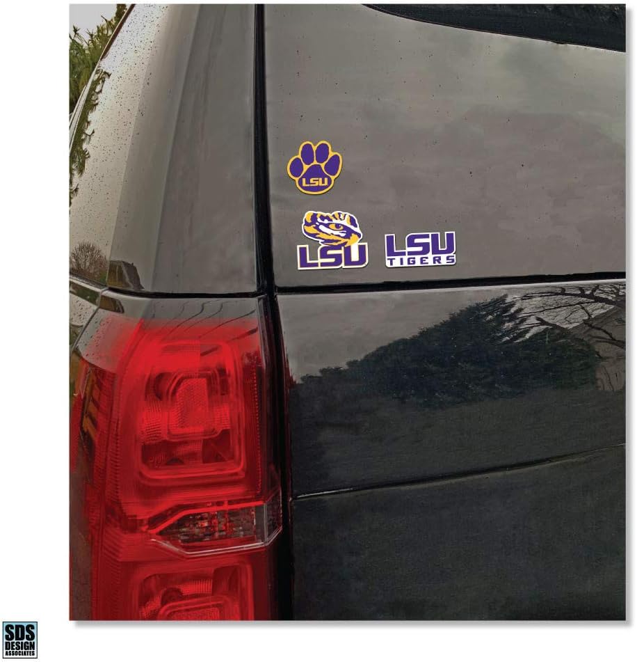 Elite Fan Shop NCAA 3" Vinyl Decal 6-Pack