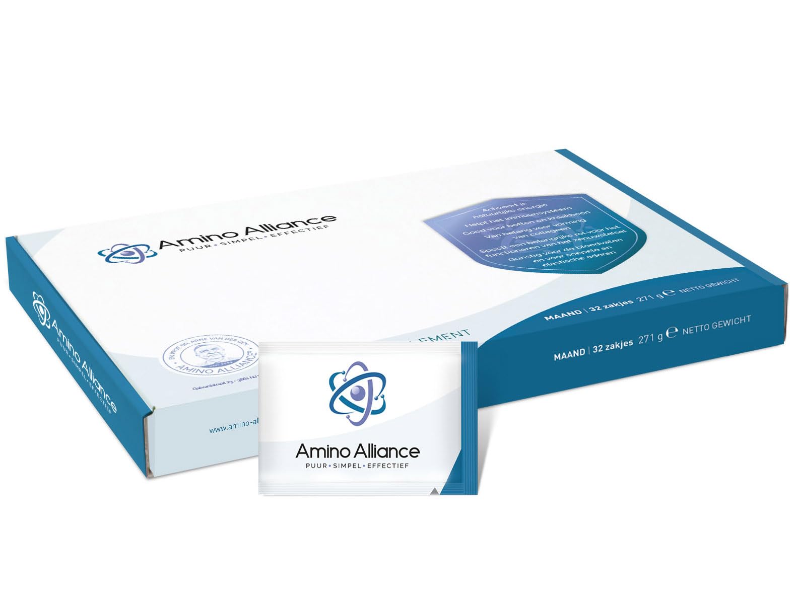 Acides aminés avec Vitamine C en poudre | Poudre EAA végan sans sucre | Multi EAA | L-Arginine | Lysine | Glutamine | Isomaltulose | Modulateur | Ascorbate de Calcium (Vit-C) pour 3 mois