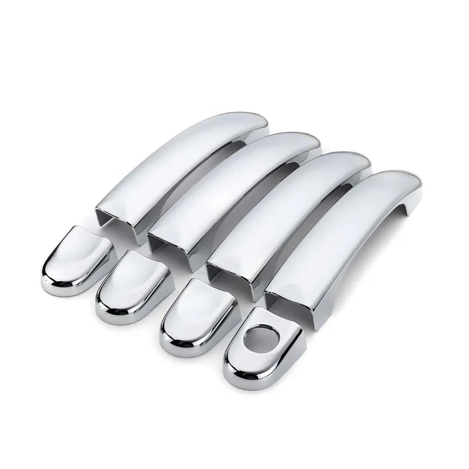 PIWINE 8pcs ABS Chrome Door Handle Covers Trim for VW for Touran for Multivan 2003 2004 2005 2006 2007 2008 2009-2013