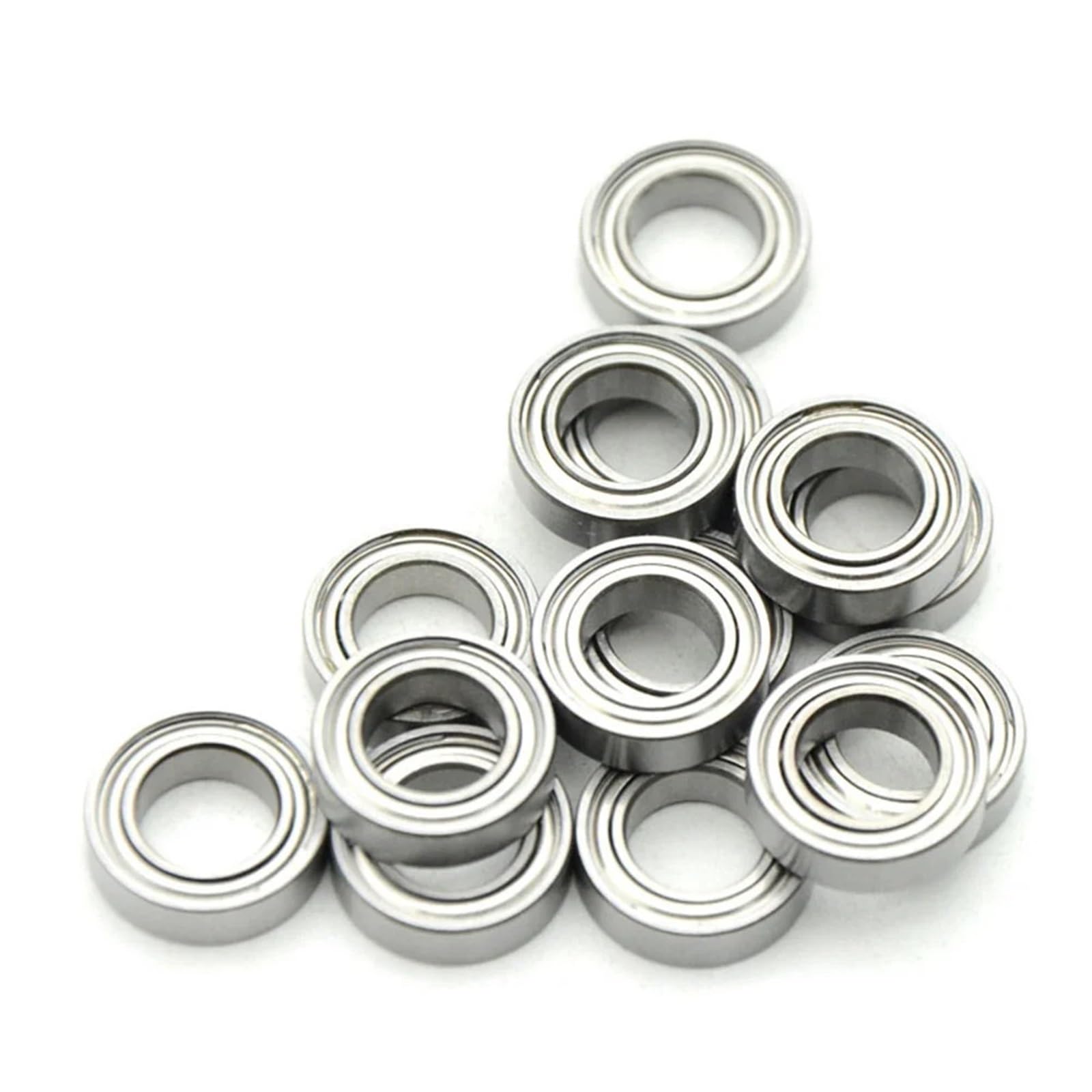 CJKXPZMH 10pcs/lot MR Series MR52ZZ MR63ZZ MR85ZZ MR95ZZ MR128ZZ MR137ZZ Bearing Metal Shielded Ball Bearings(Mr105zz 5x10x4mm)