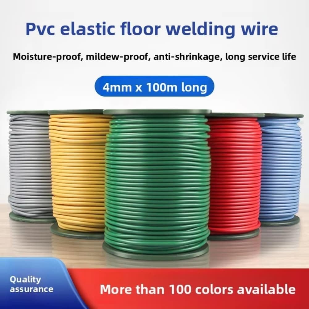 Varillas de soldadura de PVC para instalación de suelo con fuerte resistencia al desgaste y estabilidad térmica, adecuadas para baños y suelos de cocina (gris claro)