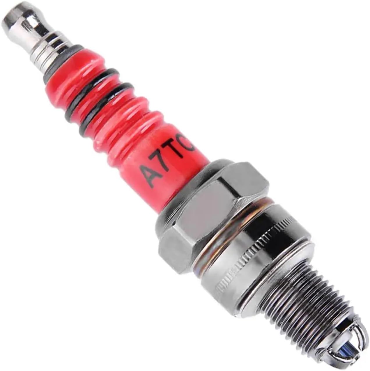 High Performance 3-Electrode Motorcycle Spark Plug A7TC Fit For 50cc-150cc ATV Scooter Dirt Bike Go Kart Motorcycle Accessories(5 PCS)