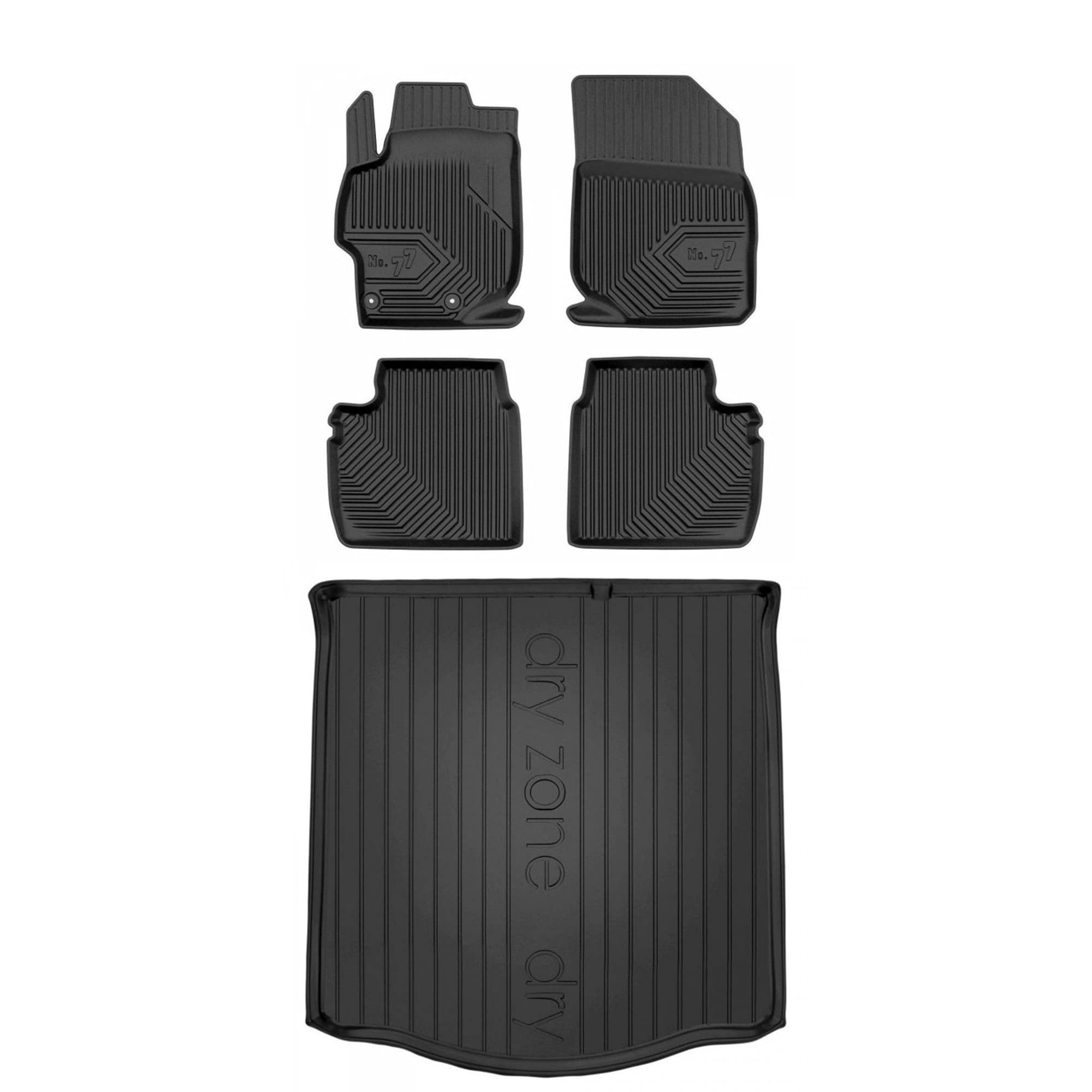 MOTOS Tappeti per bagagliaio adatto per Peugeot 208 I 2012-2019 Migliorare il comfort di viaggio con il tappetino antiscivolo per auto DZ