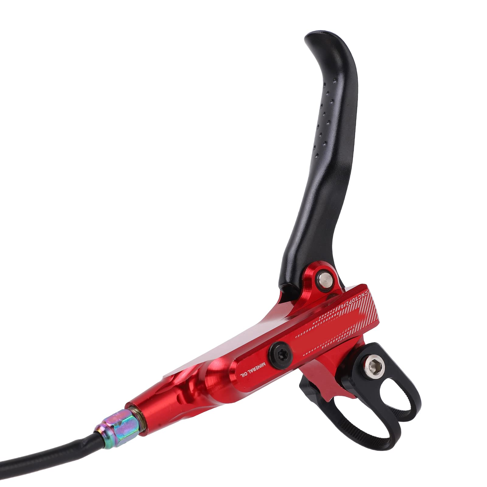 Étrier de frein à disque hydraulique arrière de vélo, étrier de Rotor de 160mm (Rouge)