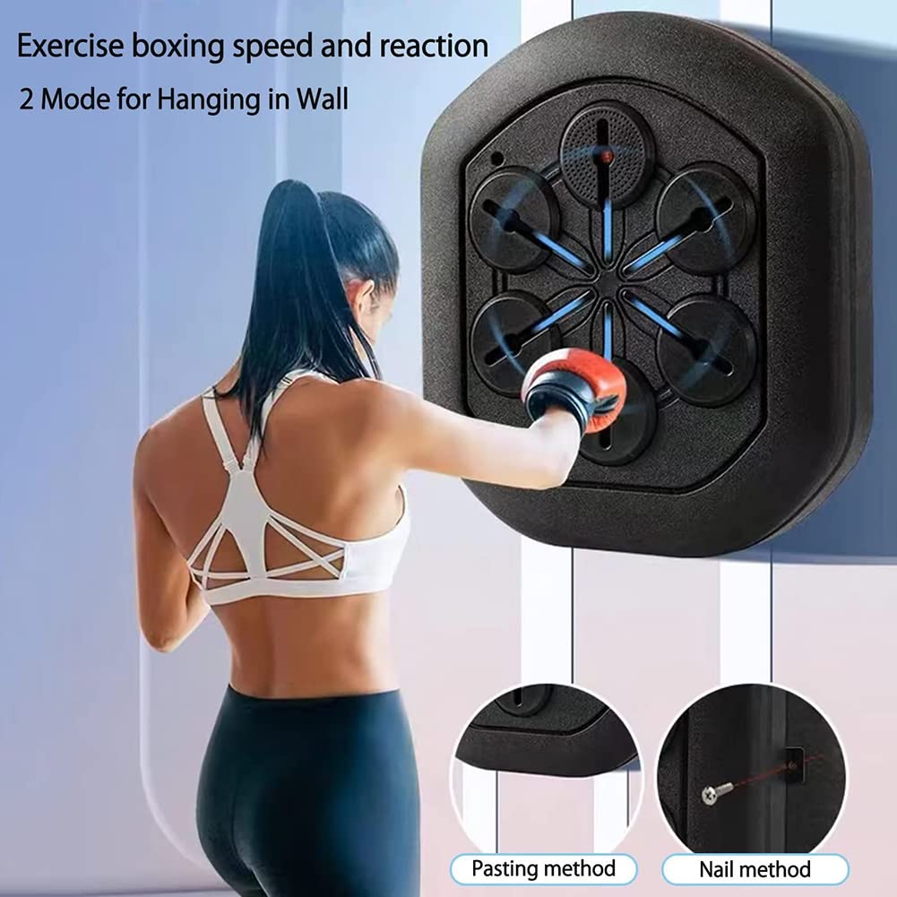 Macchina Boxe Musicale Parete con Bluetooth e Guanti Macchina Boxe Musicale Parete con Bluetooth e Guanti