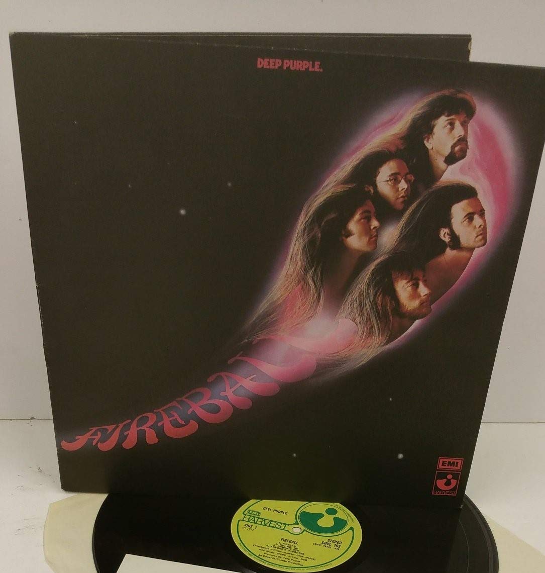 DEEP PURPLE fireball. Great copy. First UK pressing, textured gatefold ...