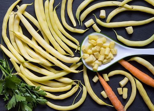 Miniatura 4 de Cherokee Wax Bush - Semillas de frijol (Phaseolus vulgaris), más de 50 semillas sin OMG y reliquias de Isla's Garden Seeds, vainas de color amarillo