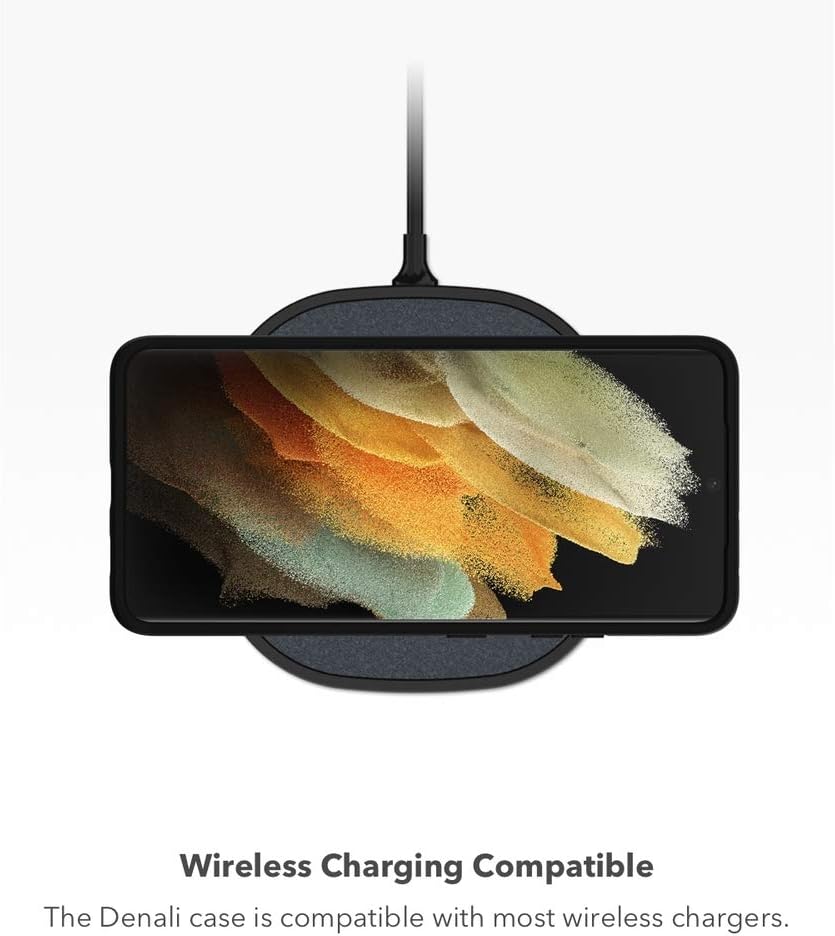 ZAGG Gear4 Denali Case with Ultimate Impact Protection [ Protected by D3O ] - Made for Samsung Galaxy S21 Ultra 5G - Black (702007301)