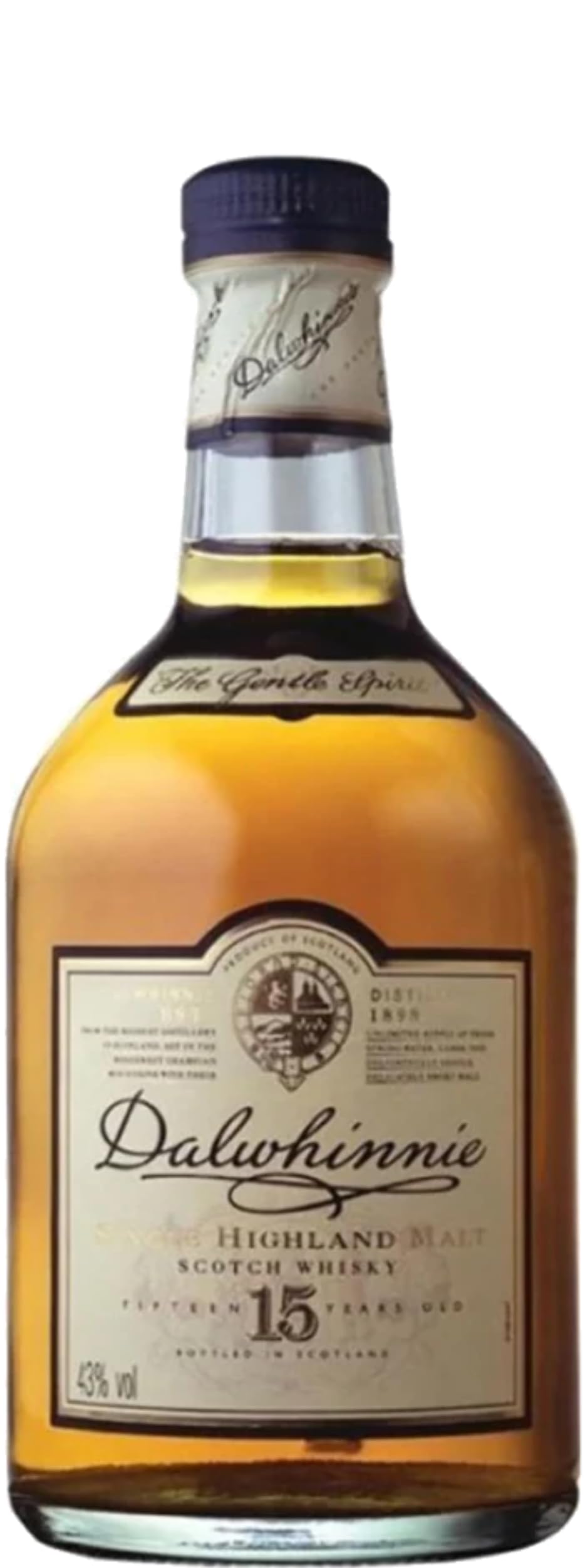 Dalwhinnie 15 Years Old Highland Single Malt Scotch Whisky 43% Vol. 1l in Geschenkbox