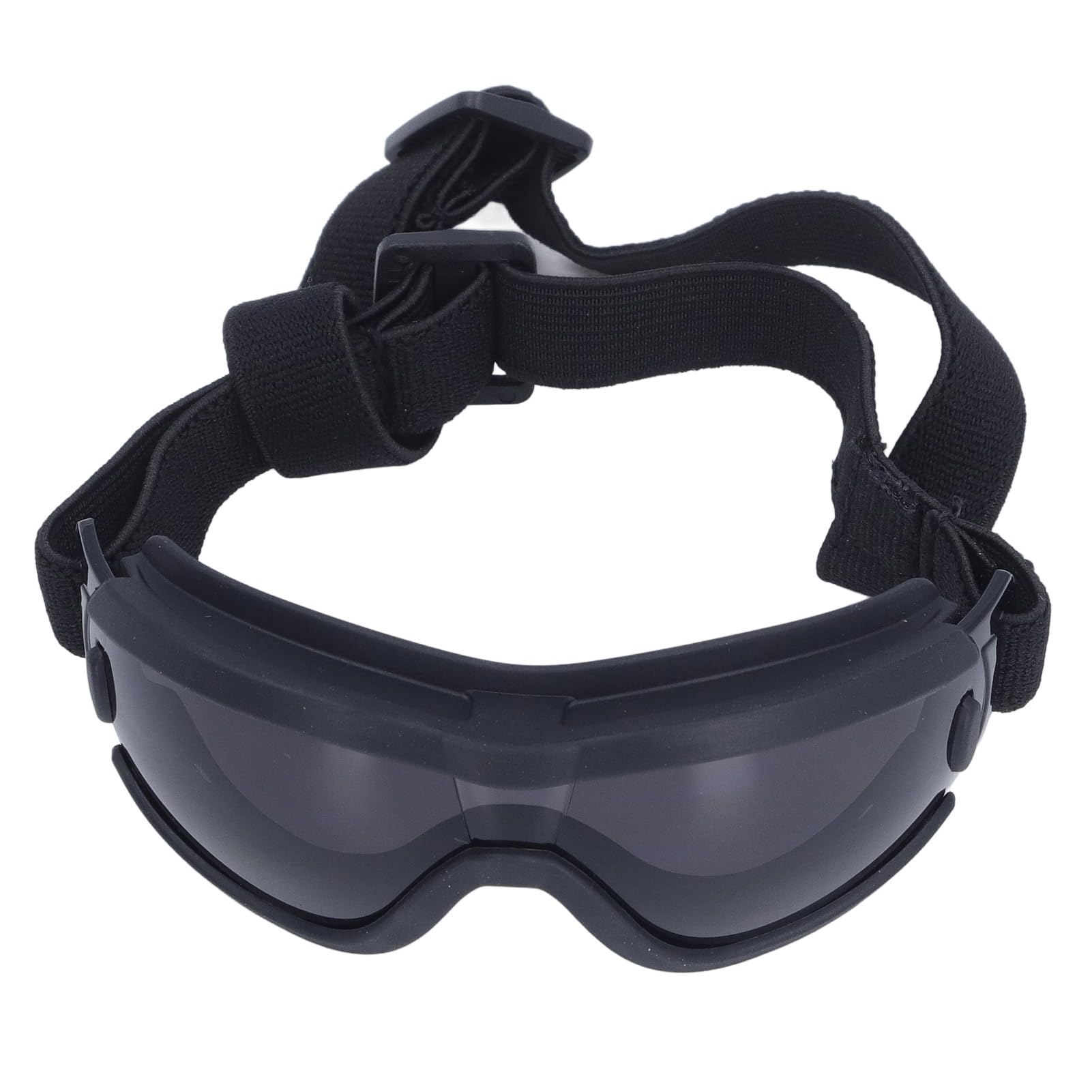 Generic Dog Goggles, UV Proof Adjustable Lens Strap Dog Sunglasses Multi Layers Sponge Lining for Cycling (Grey)