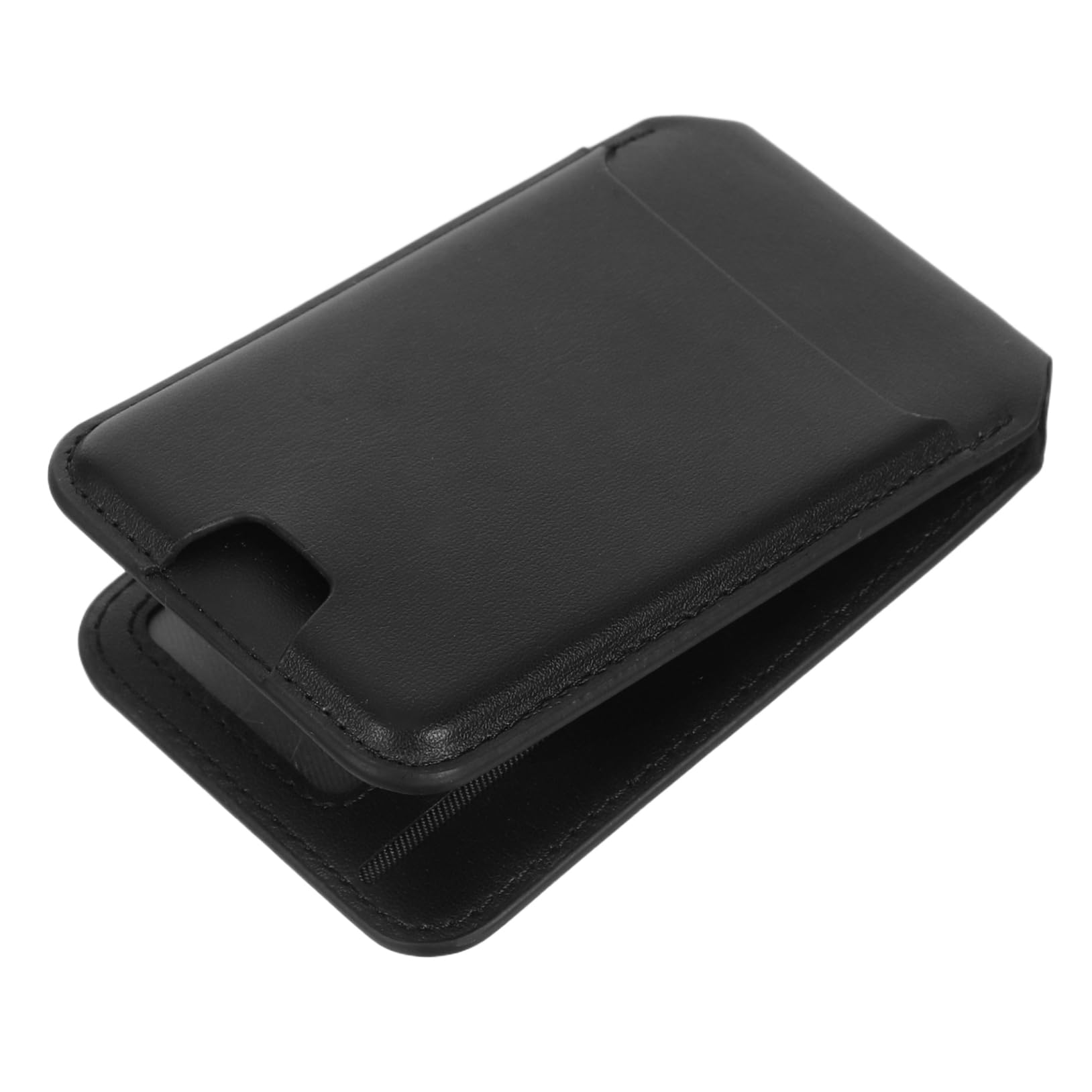 Gatuida Porta Carte Magnetico per Telefono Nero in Pu Supporto Pieghevole | Scomparto per Tessere e Badge, Funzione da Tavolo, Design Multifunzione per Uso Quotidiano