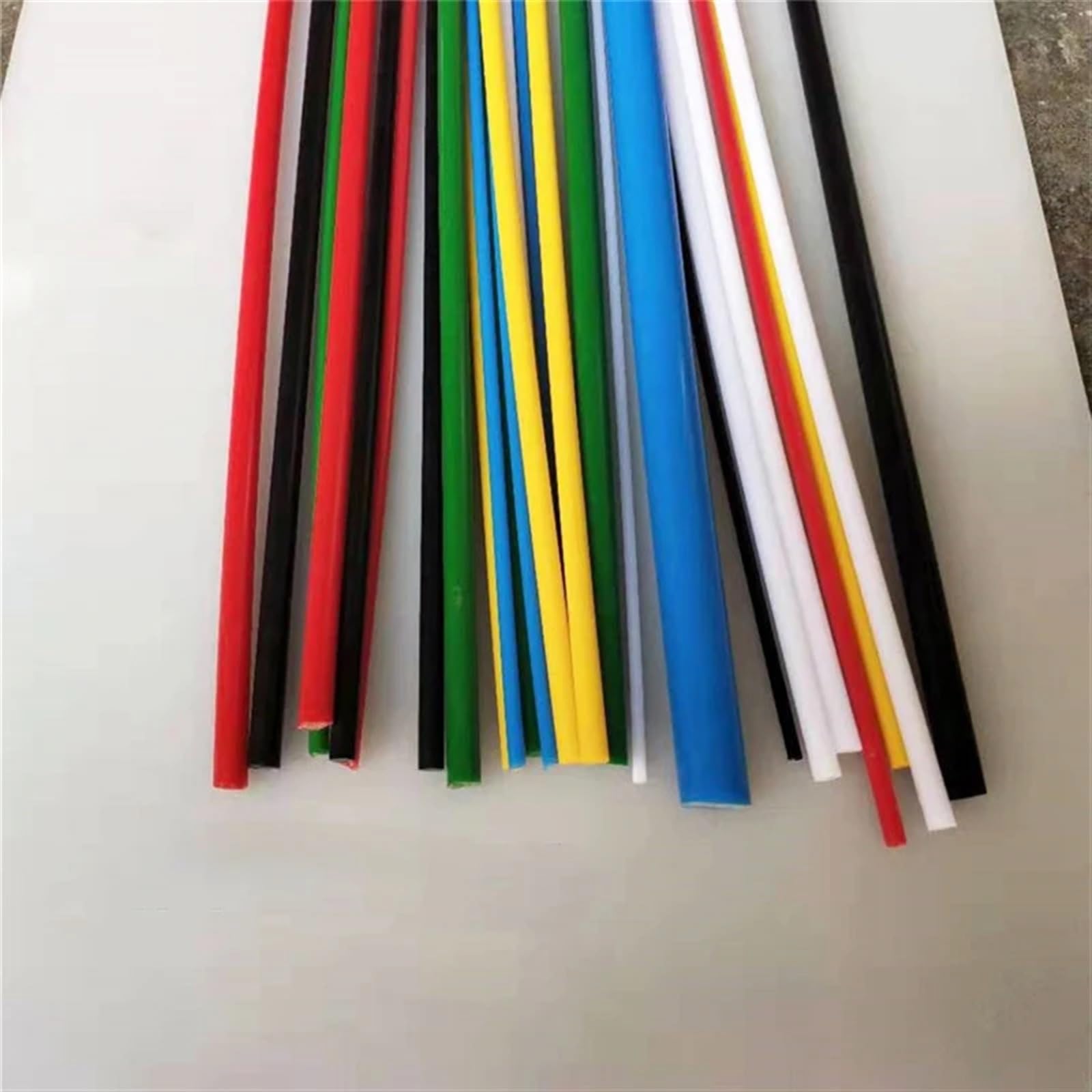 Paquete De 2 Varillas Nylon POM Multicolor Diámetro 3-50 Mm Longitud 500(Black,50x500mm)