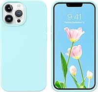 Vista 16 de GUAGUA Compatible con iPhone 13 Pro Max Funda de Silicona Líquida de Gel Suave de Goma Delgada con Forro de Microfibra Textura de Cojín Cubierta