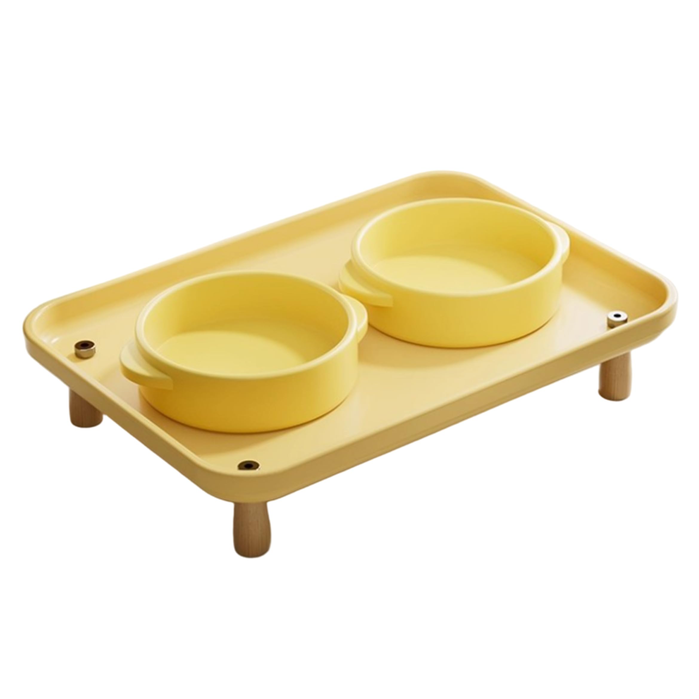 Support de gamelle surélevé pour chien et chat pour une cuisine moderne