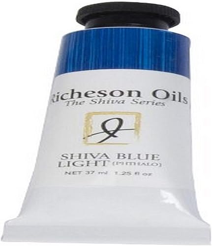 Jack Richeson Colores al óleo para artistas, luz azul Shiva de 1.3 fl oz