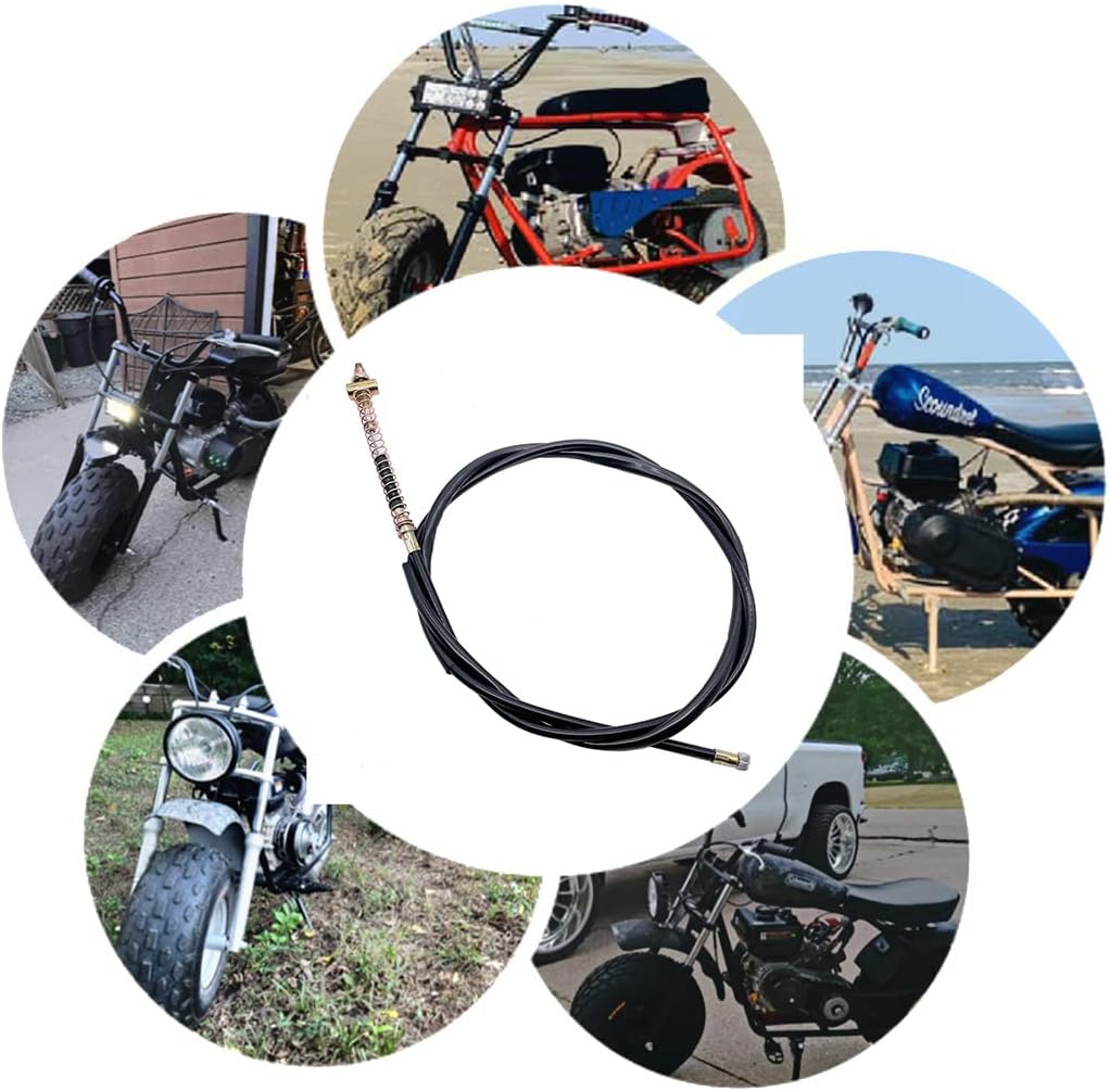 67" Rear Drum Brake Cable Coleman CT200U CT200U-EX BT200X for Baja Mini Bike ATV/ATC Dirt Mb165 Mb200 5.5/6.5hp 196cc 200cc Doodlebug Bike ATV Scooter Parts