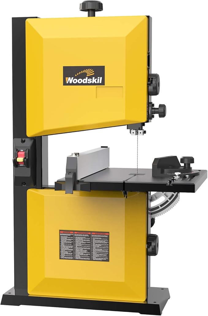 Woodskil 3A 9Inch Band Saw,2500FPM & 1720RPM Low Noise Induction Motor