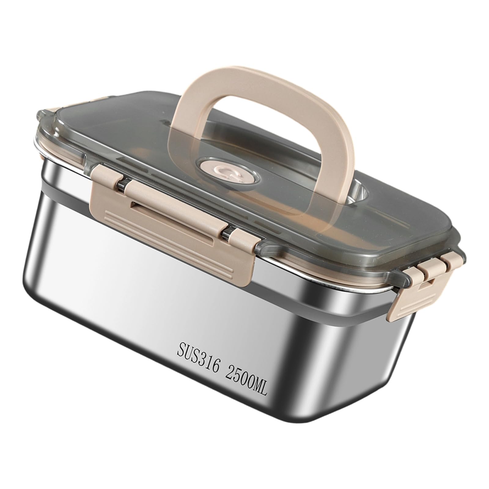 TQUXNGA Stainless Steel Food Storage Container Box with Leak Proof Lid and Handle for Lunch Meal Preps and Fridge Organization Dishwasher Safe
