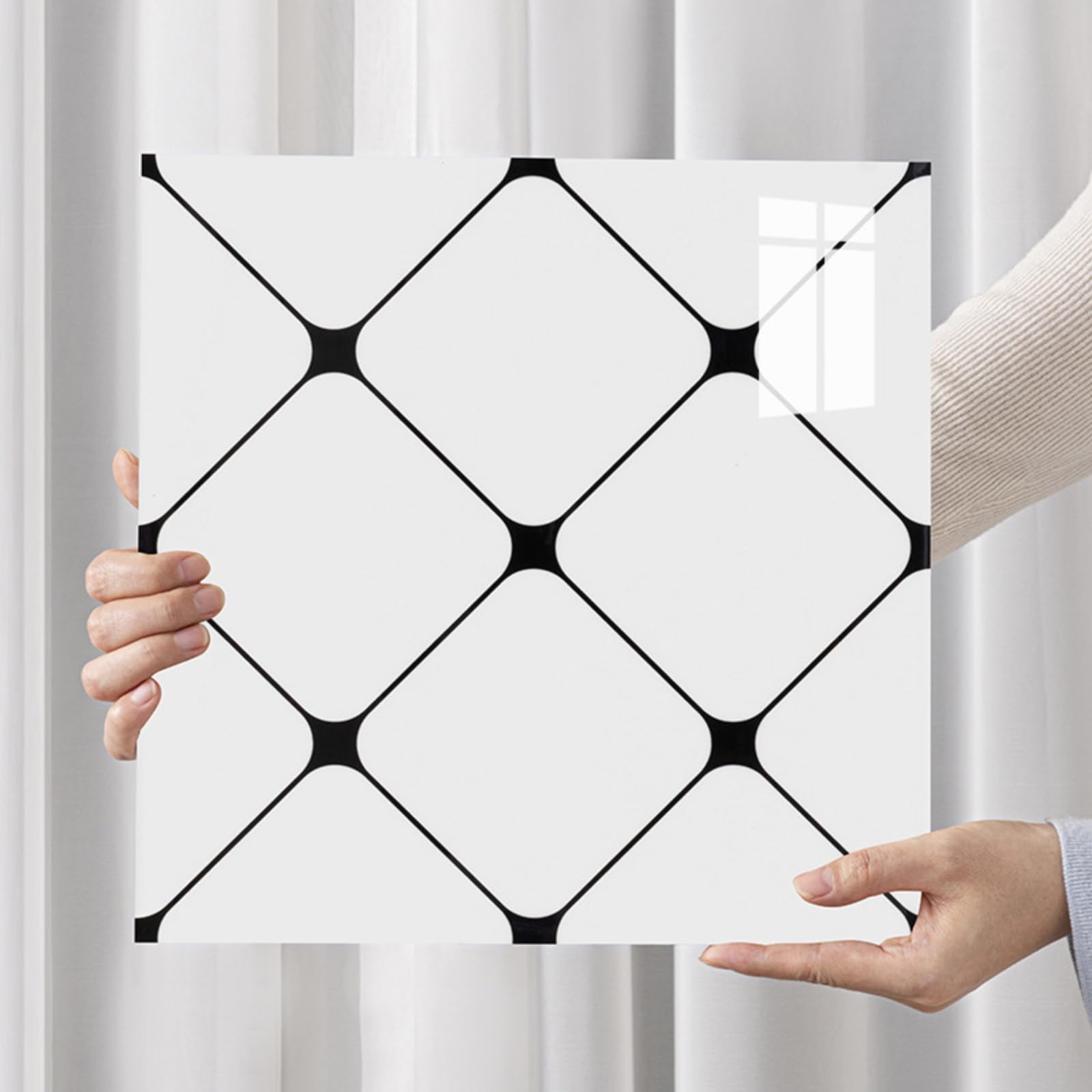 30x30cm 3D Marble Wall Stickers, 2.5mm Thick XPE Foam Self-Adhesive Panels, Waterproof Peel and Stick Tile for Kitchen Bathroom Bedroom (20pcs-30x30cm,TL01)