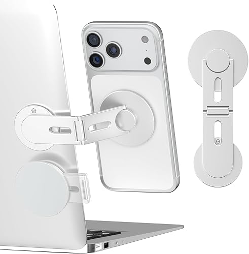 CloudValley Soporte magnético para teléfono portátil, soporte portátil oculto plegable para iPhone 1716151413 y todos los teléfonos, abrazadera para