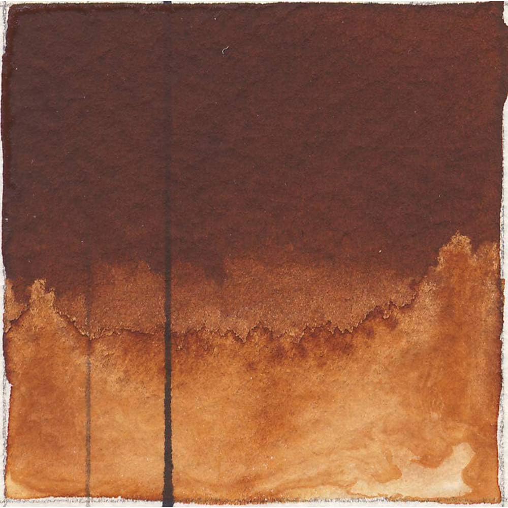 GOLDEN QoR Artist Watercolors, Burnt Sienna (Natural), 11 ml Tube, Professional Watercolor Paint, Semi-Opaque