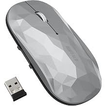 Buffalo BSMBW535GSV Mouse with 2.4 GHz Wireless Receiver, FLEXUS Thin, 5 Buttons, Quiet, Switching BlueLED DPI