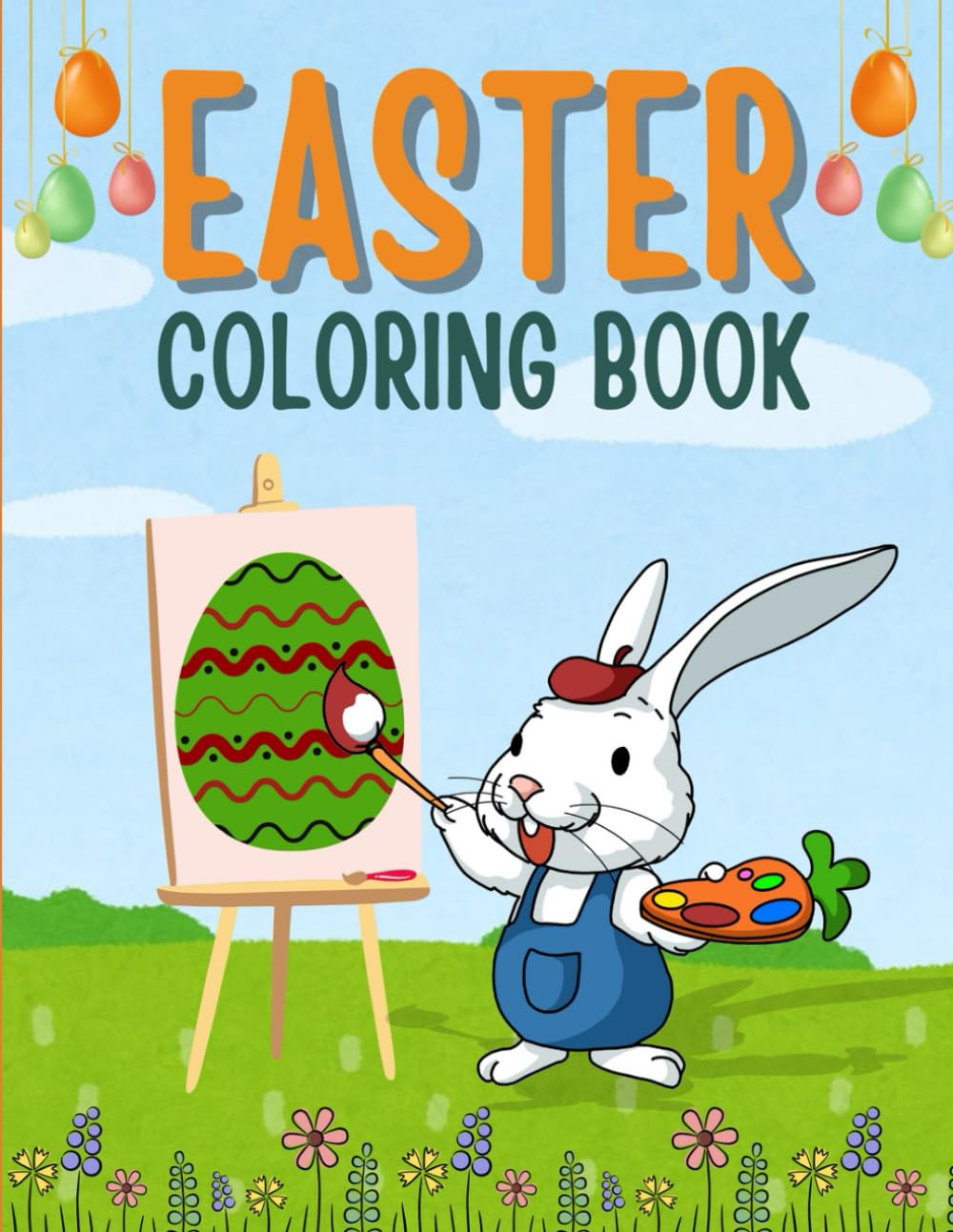 Easter Coloring Book for Kids: Color the Joy of Easter: 35 Simple and Fun Designs for Kids