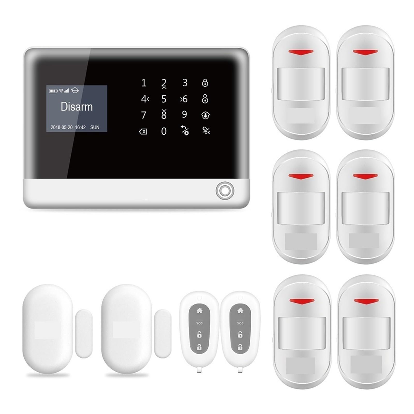 Système d'alarme H6 WiFi GSM sans faux positif pour votre maison