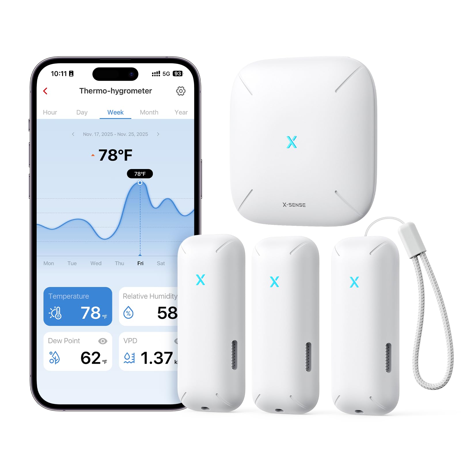 Hygromètre WiFi X-Sense pour éviter les moisissures avec alertes