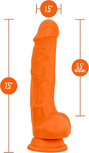 Miniatura 9 de Blush Neo Elite Sensa Feel - Consolador ultra suave de doble densidad de 7.5 pulgadas - Silicona curada Purio platino - Ultrasilk suave - Ventosa