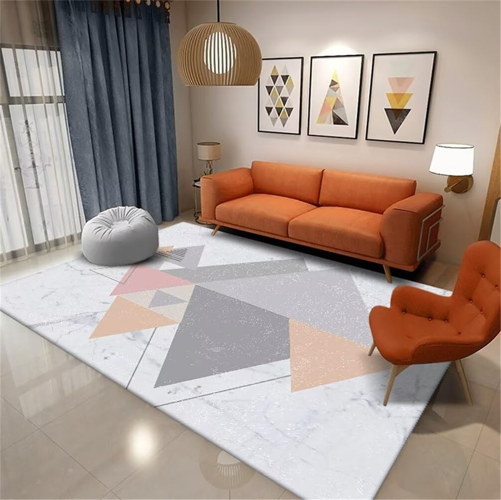Tapis chambre gamer antidérapant gris fini les tapis qui glissent au salon