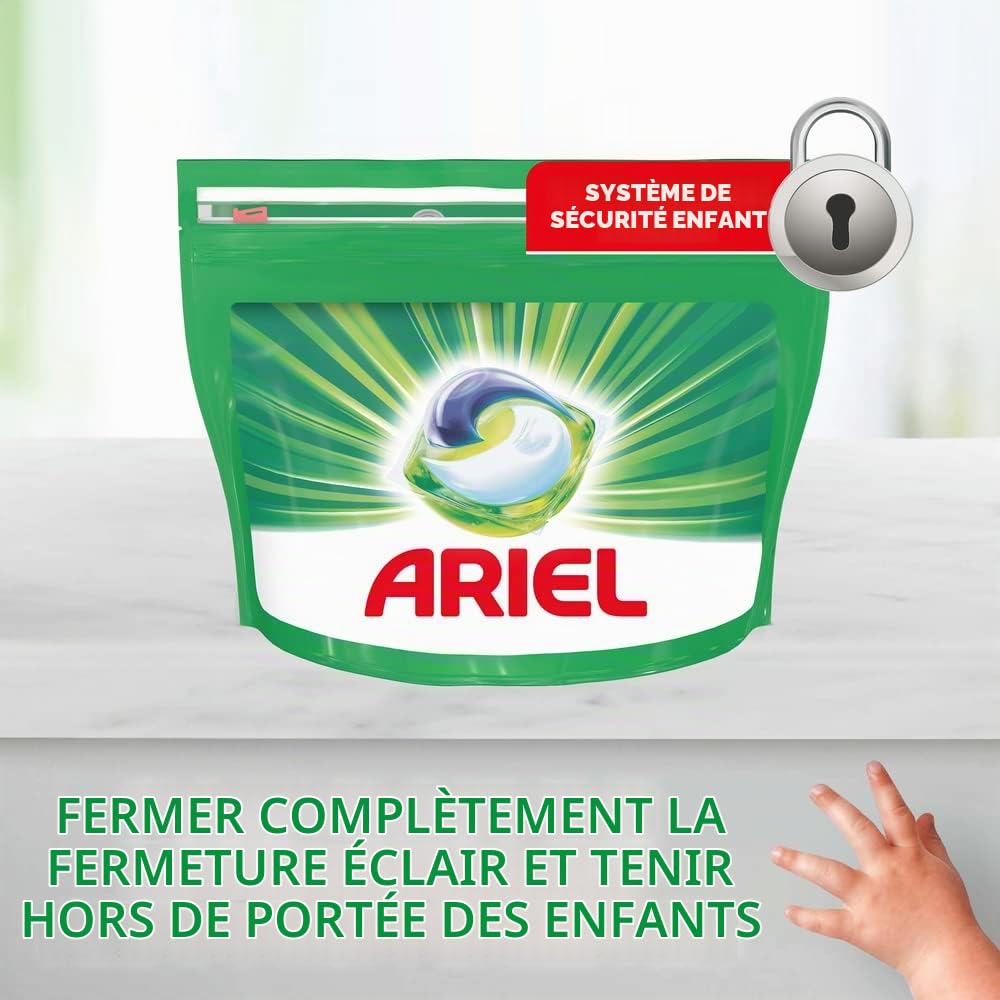 Ariel All-in-1 PODS Laundry Detergent Washing Liquid Tablets/Capsules, 122 Washes (61x2), Original, Brilliant Stain Removal and Freshness Even in A Cold Wash