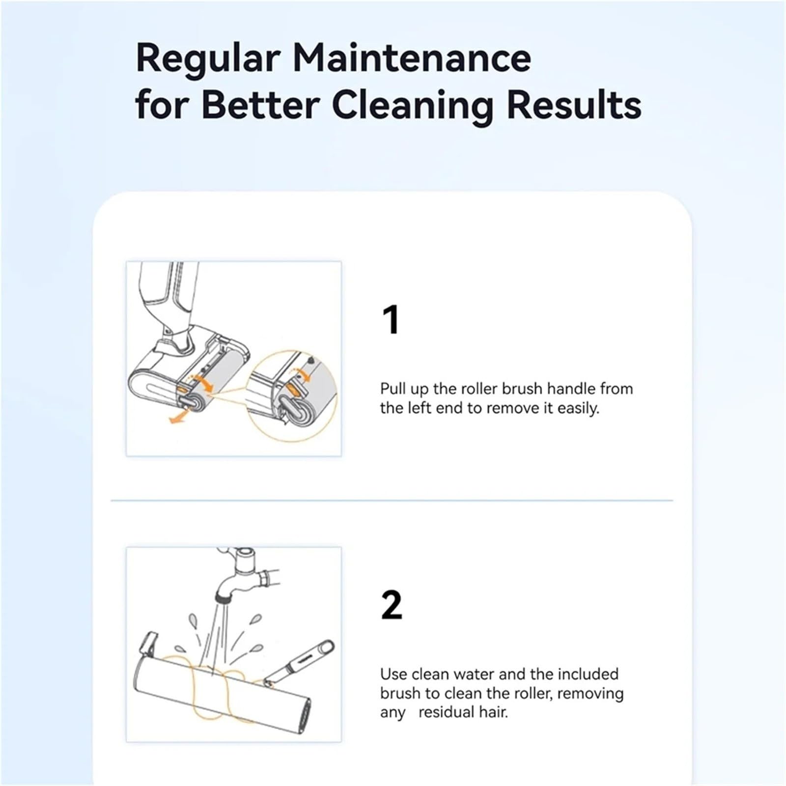 Sostituisci Il Rullo Della Spazzola,Compatibile Con Rowenta, X Clean 10